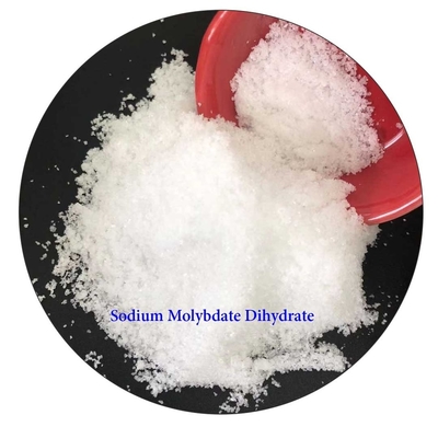 Polvo cristalino blanco de sodio molibdato dihidratado de grado industrial CAS 10102-40-6