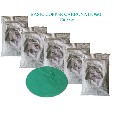 96% min Carbonato de cobre básico Cu 55% CAS NO 12069-69-1 utilizado como fertilizante, catalizador