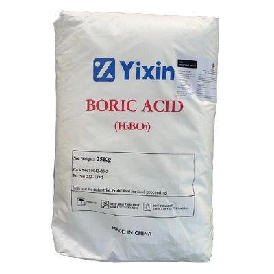 CAS 10043-35-3 Ácido bórico de cristal blanco H3BO3 Código HS 28100020 Para la fábrica de vidrio