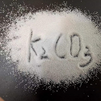 Carbonato de potasio K2CO3, número CAS 584-08-7 Carbonato de potasio granular blanco para la fabricación de vajilla