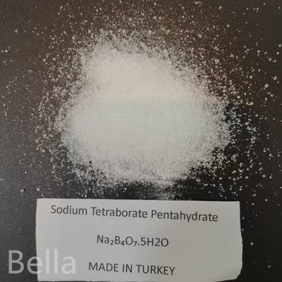 Vidrio y fibra de vidrio Materia prima bórax pentahidratado CAS 12179-04-3 Granulado blanco Na2B4O7.5H2O para cristalería