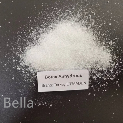 Borax blanco granular anidro para el vidrio borosilicato CAS 1330-43-4 Tetraborato de sodio Na2B4O7 para la fabricación de vidrio