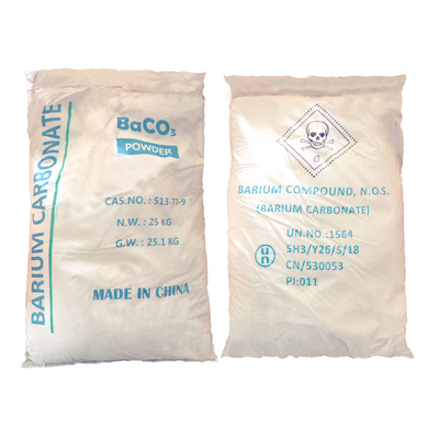 CAS 513-77-9 Carbonato de bario en polvo blanco para azulejos cerámicos, 99,2% de carbono de bario ligero