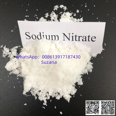 Nitrato de sodio de grado industrial con pH 7 1 bajo Cl dentro del 0,44% Na 99,4%